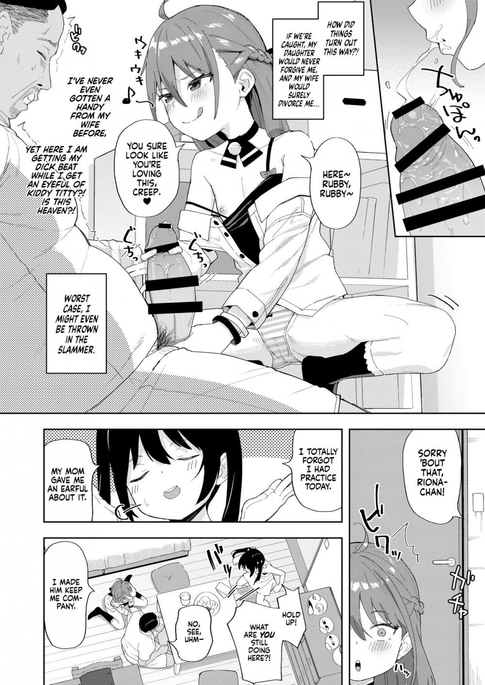 Hentai Manga Comic-I Was Raped by a Little Brat Who's Friends With My Daughter-Read-9